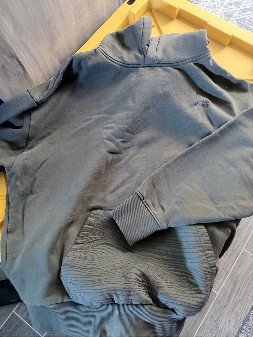 Vans olive green hoodie